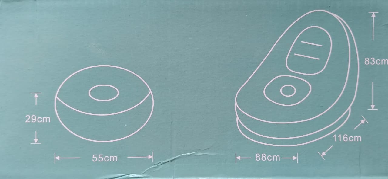 Premium Inflatable Sofa🛋 Chair with Footrest – Portable Lounge Seating for Home & Office